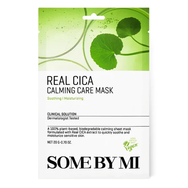 SOME BY MY – Real Cica Calming Care Mask – 20g maska