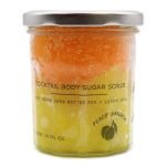 Sugar Body Scrub - Peach Sangria 300g „Peach Sangria“ cukrinis kūno šveitiklis – palepinkite savo odą