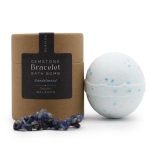 Sodalite Gem Bracelet Bath Bomb Sodalito akmens apyrankės vonios burbulas – Santalmedis su jūros druska