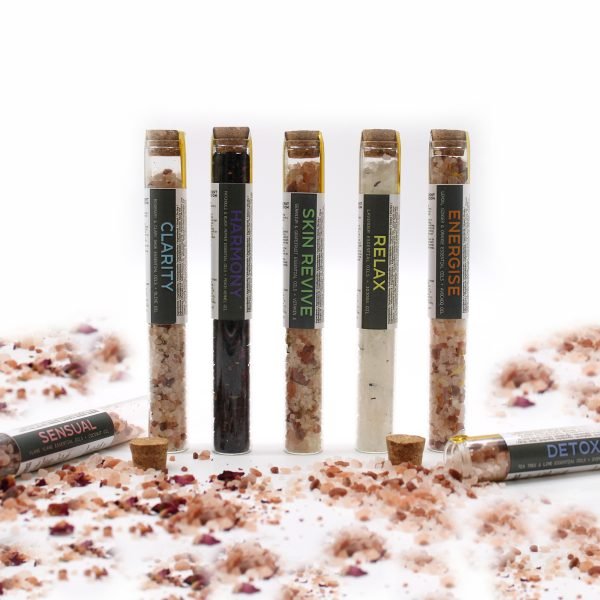 Bath Salts in Vials – Gift Pack of 7 Dāvanu komplekts, 7 gab.