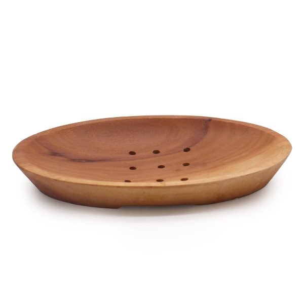 Classic Naseberry Soap Dish – Oval Klasisks ziepju trauks – ovāls, Naseberry koks