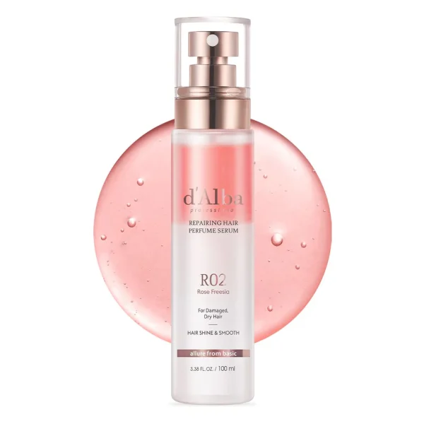 d'Alba - Professional Repairing Hair Perfume Serum 100ml d’Alba – Profesionalus atkuriamasis plaukų parfumuotas serumas – 100 ml – papildu produkta attēls 2