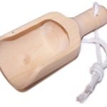 Mini Wooden Scoops Mažos medinės semtuvėlio formos mentelės