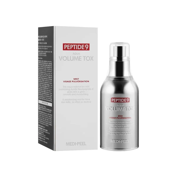 MEDI-PEEL Peptide 9 Aqua Volume Tox Mist Pro – drėkinantis peptidų veido purškiklis – papildomas produkto vaizdas 3