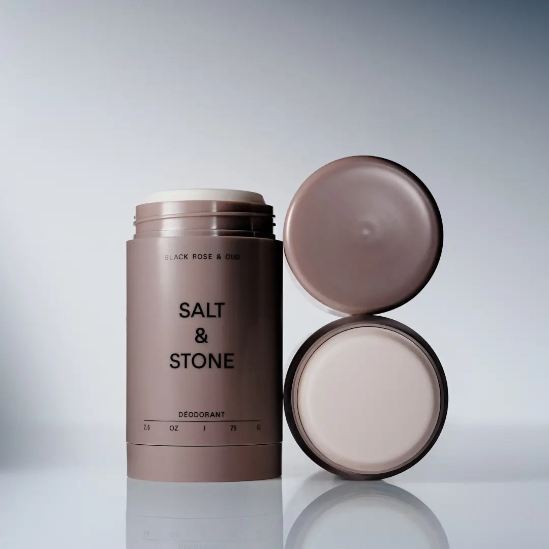 (54)Salt & Stone - Natural Deodorant, Black Rose & Oud , 75g Salt & Stone – natūralus dezodorantas, Black Rose & Oud - Image 1
