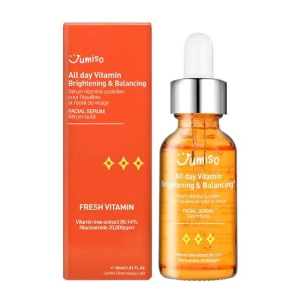 Jumiso – All Day Vitamin Brightening & Balancing Facial Serum – 30ml All Day Vitamin Izgaismojošs un līdzsvarojošs sejas serums - 30 ml