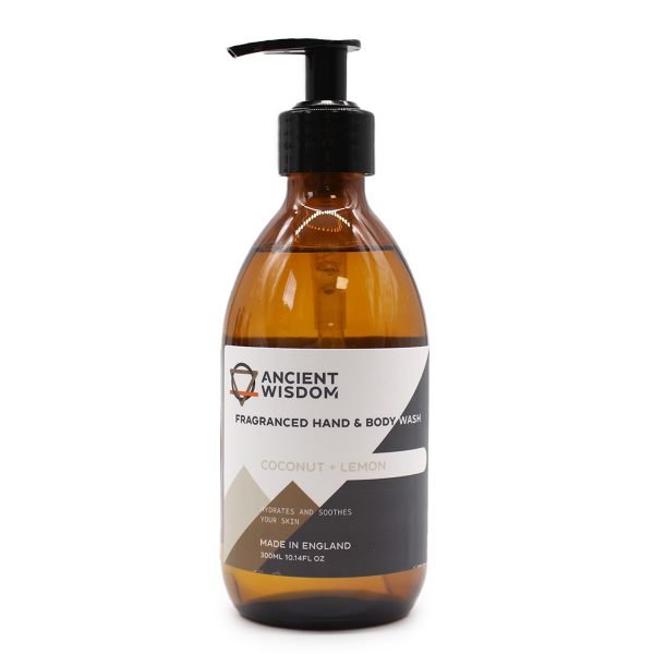 Coconut & Lemon Hand & Body Wash 300ml „Coconut & Lemon“ rankų ir kūno prausiklis