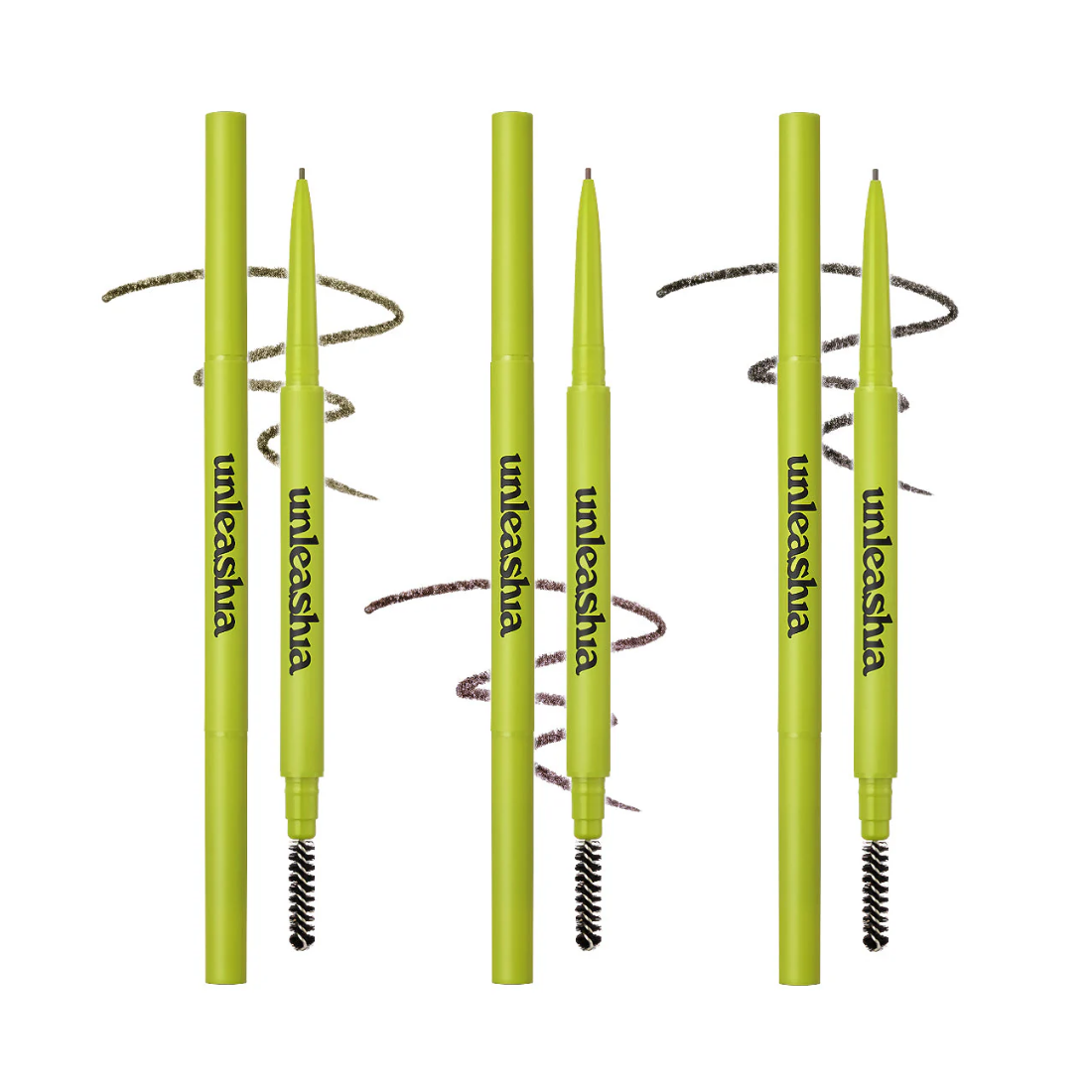 UNLEASHIAShaperDefiningEyebrowPencil.png Unleashia – Shaper Defining Eyebrow Pencil – antakių pieštukas No.1 Oatmeal Brown - Image 1