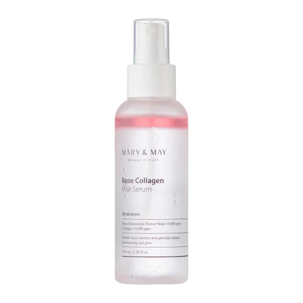 Mary&May - Rose Collagen Mist Serum - Dvifazis Serumas Dulksna - 100ml