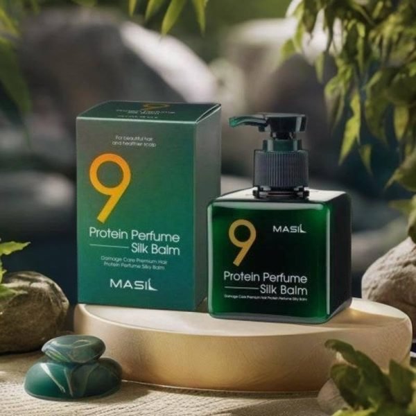 Neizskalojams matu balzams un aizsardzība pret karstumu MASIL 9 Protein Perfume Silk, 180 ml
