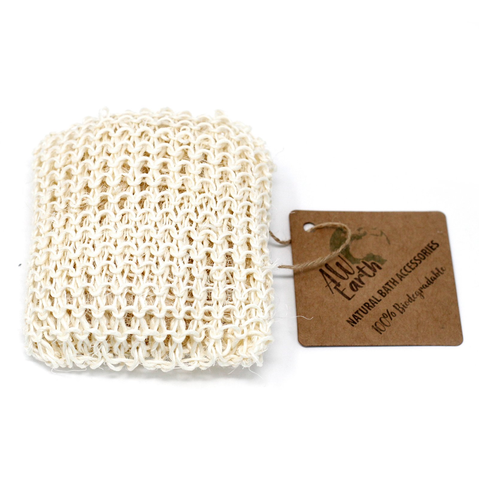 sisal kempine2 Sisal Sponge and Scrub - Exfoliating Star Šie AW Earth sisalo šveitikliai yra visiškai biologiškai skaidūs ir draugiški aplinkai. - Image 1