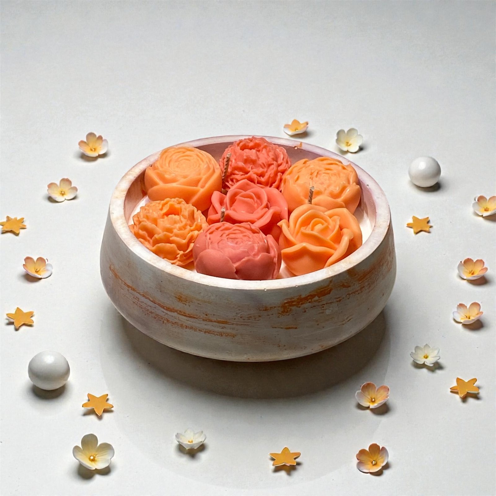 10. soju vaško žvakė Rankų darbo sojų vaško žvakė - Image 1