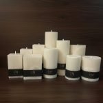 Palmių vaško žvakė – Balta - Image 3