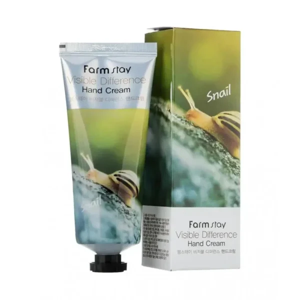 Farmstay – Visible Difference Hand Cream Snail – roku krēms, 100 g