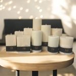 Palmių vaško žvakė – Balta - Image 2