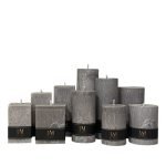 Palmių vaško žvakė – Pilka