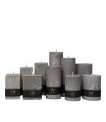 Palmių vaško žvakė – Pilka