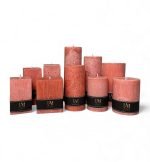 Palmių vaško žvakė – Raudona