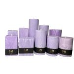 Palmių vaško žvakė – Šviesiai violetinė