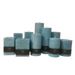 Palmių vaško žvakė – Žydra