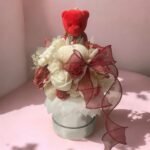 Sojų vaško žvakių puokštė „Meškutis“