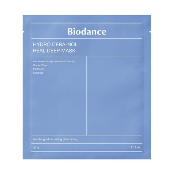 Biodance Hydro Cera-nol Real Deep Mask raminamoji hidrogelinė veido kaukė, 34 g – papildu produkta attēls 3