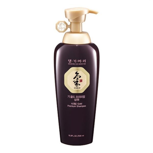 DAENG GI MEO RI Ki Gold Premium Shampoo stiprinamasis plaukų šampūnas, 500 ml – papildu produkta attēls 2