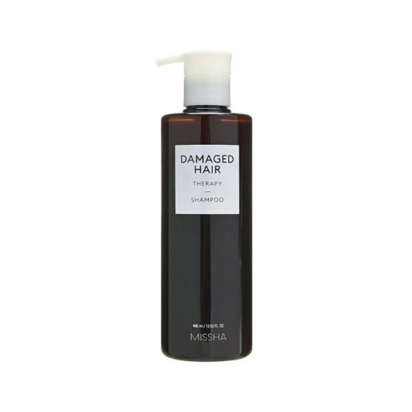 MISSHA Damaged Hair Therapy Shampoo atkuriamasis šampūnas pažeistiems plaukams, 400 ml – papildu produkta attēls 2