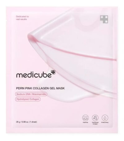 Medicube PDRN Pink Collagen Gel Mask hidrogelinė veido kaukė, 28 g – papildomas produkto vaizdas 3