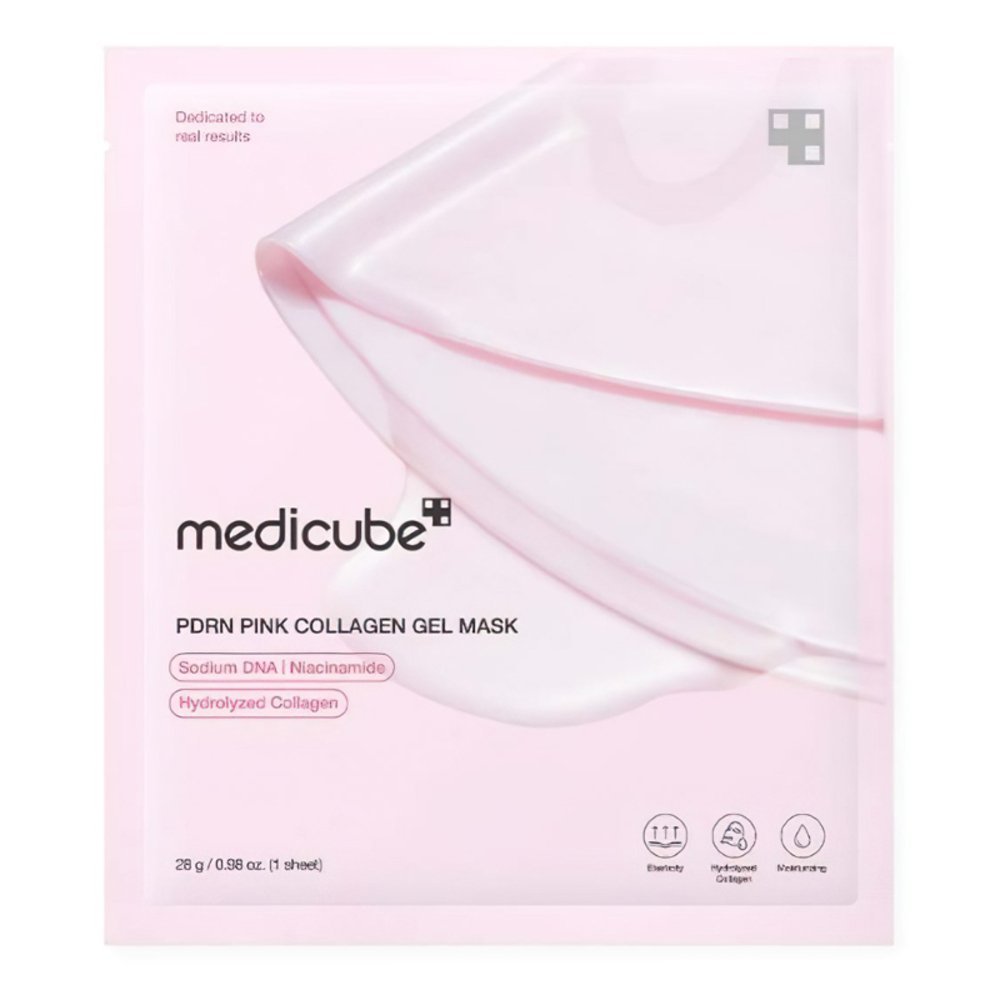 Medicube PDRN Pink Collagen Gel Mask hidrogelinė veido kaukė, 28 g – papildomas produkto vaizdas 3